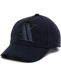 ARMANI EXCHANGE - Logo-Plaque Cap - Lyst