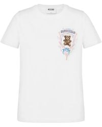 Moschino - T-Shirt À Imprimé Graphique - Lyst