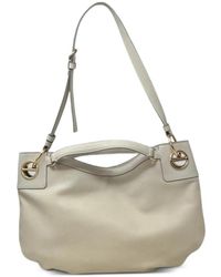 Borbonese - Medium London Leren Schoudertas - Lyst