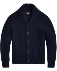 RRL - Shawl-Collar Cardigan - Lyst