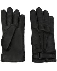 ZEGNA - Gants En Cuir À Logo Embossé - Lyst
