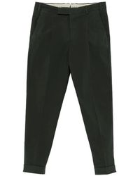 PT Torino - Pantalones Con Pliegues Y Dobladillo Vuelto - Lyst