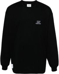 WTAPS - Logo-embroidered Long-sleeve T-shirt - Lyst