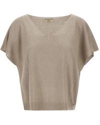 Herno - Ribbed-Knit T-Shirt - Lyst