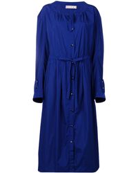 Marni Parka Met Trekkoord - Blauw