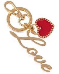 Love Moschino - Heart-Charm Keyring - Lyst