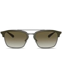 Emporio Armani - Geometric-Frame Sunglasses - Lyst