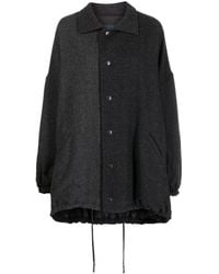 Yohji Yamamoto - Herringbone-pattern Wool Jacket - Lyst