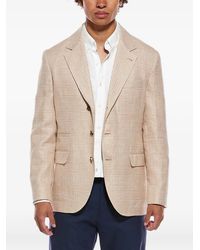 Brunello Cucinelli - Check-Pattern Blazer - Lyst