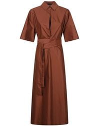 Sa Su Phi - Belted Shirt Long Dress - Lyst