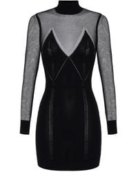 Elisabetta Franchi - Viscose Short Dress - Lyst