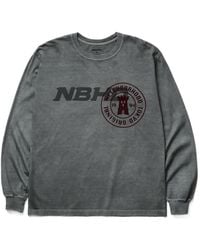 Neighborhood - Logo-Print Long-Sleeved T-Shirt - Lyst