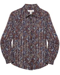 Brooks Brothers - Paisley-Pattern Blouse - Lyst