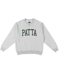 PATTA - Logo-Print Crew-Neck Sweatshirt - Lyst