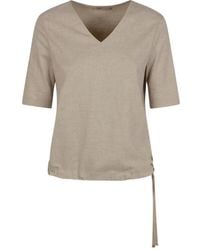 Herno - V-Neck Side-Tie Top - Lyst