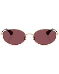 Burberry - Oval-Frame Sunglasses - Lyst