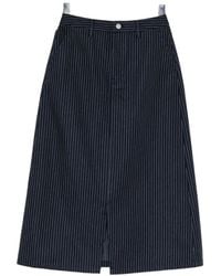 SPORT b. by agnès b. - Striped-Print A-Line Skirt - Lyst