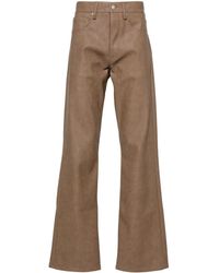 MISBHV - Faux-leather Straight-leg Trousers - Lyst