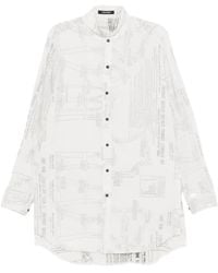 Nude:mm - All-Over Graphic-Print Shirt - Lyst