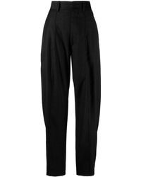 Isabel Marant - Sopiavea Checkered High-waisted Trousers - Lyst