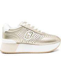 Liu Jo - Sneakers Met Plateauzool En Geperforeerd Detail - Lyst