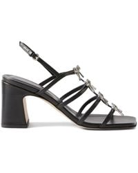 Claudie Pierlot - Jewelled Leather Sandals - Lyst