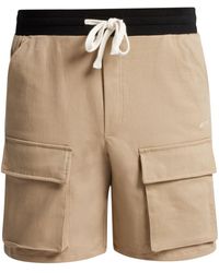 MOUTY - Logo-embroidered Cargo Shorts - Lyst