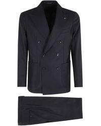 Tagliatore - Double-Breasted Two-Piece Suit - Lyst