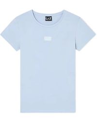 EA7 - T-Shirt À Patch Logo - Lyst