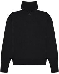 Courreges - Merinos Wool Cut-Out Sweater - Lyst