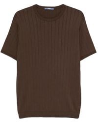 People Of Shibuya - Ribbed Short-Sleeve T-Shirt - Lyst