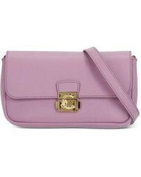 Coccinelle - C-Me Lock Grained Leather Shoulder Bag - Lyst