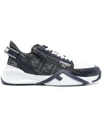 Fendi - Flow レザースニーカー - Lyst