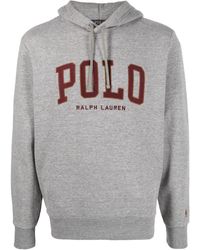 Polo Ralph Lauren - Polo Pony Logo-print Hoodie - Lyst