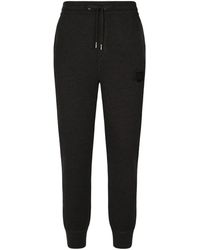 Dolce & Gabbana - Drawstring Wool-Silk Track Pants - Lyst