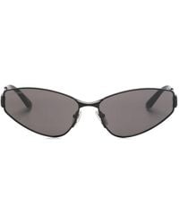 Balenciaga - 90s Sonnenbrille mit ovalem Gestell - Lyst