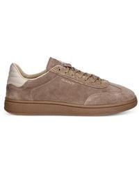 GANT - Suede Lace-Up Sneakers - Lyst