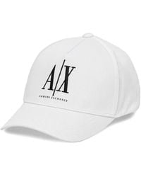 ARMANI EXCHANGE - Logo-Embroidered Baseball Cap - Lyst