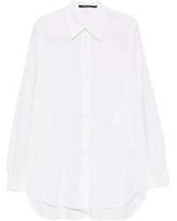 Sofie D'Hoore - Curved-Hem Long-Sleeve Shirt - Lyst