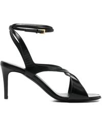KHAITE - Ankle-Strap Heeled Sandals - Lyst