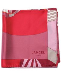 Lancel - Arabesque Silk Scarf - Lyst