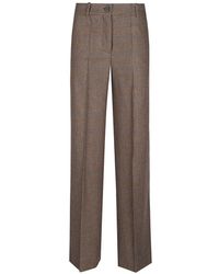 P.A.R.O.S.H. - Checked Tailored Trousers - Lyst