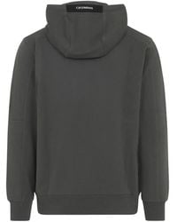 C.P. Company - Logo Cotton Hoodie - Lyst