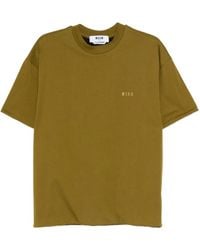 MSGM - Logo-Detail T-Shirt - Lyst