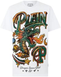 Philipp Plein - Round Neck T-Shirt Space Dragon - Lyst