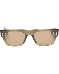 Akoni - Leo Rectangle-Frame Sunglasses - Lyst