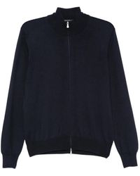 Tagliatore - Raymond Vest Van Scheerwol Met Rits - Lyst