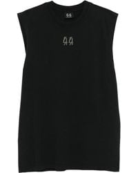 44 Label Group - Logo-Print Sleeveless Vest - Lyst
