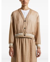 Peserico - Jacke mit Knopfverschluss - Lyst