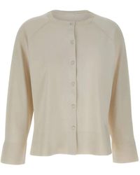 Elena Miro - Vest Met Geribbelde Afwerking En Knopen - Lyst